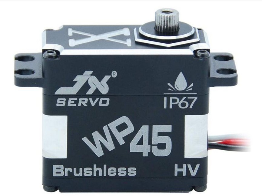 Сервомашинка цифровая JX Servo WP45 (75г/45/0.11/8.4V) бесколлекторная, влагозащищенная JXS-WP45